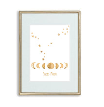 Load image into Gallery viewer, Play with La Luna Moon Bundle: 8: 5x7 gold foil prints

