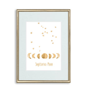 Play with La Luna Moon Bundle: 8: 5x7 gold foil prints