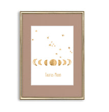 Load image into Gallery viewer, Play with La Luna Moon Bundle: 8: 5x7 gold foil prints
